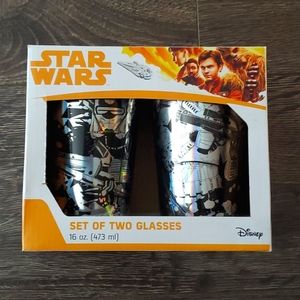 Star Wars: Laser Decal Glass Set (2 Pack)  16OZ. 473ML Brand New